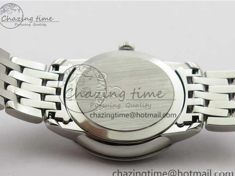 0425 De Ville Prestige Quartz 27.4 mm SS ZF 1:1 Best Edition White Dial on SS Bracelet Jap Quartz Practical 7905